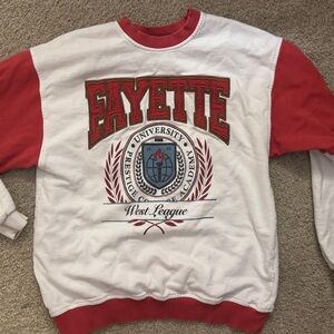 BDG College Crewneck - Fayette Vintage Crewneck Sweatshirt size XS